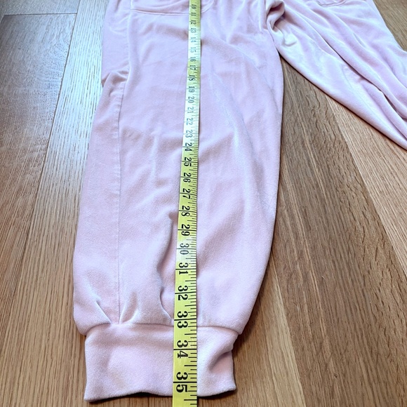 Juicy Couture Pink Velour Comfy Sleep/Lounge Wear Pants - Picture 7 of 9
